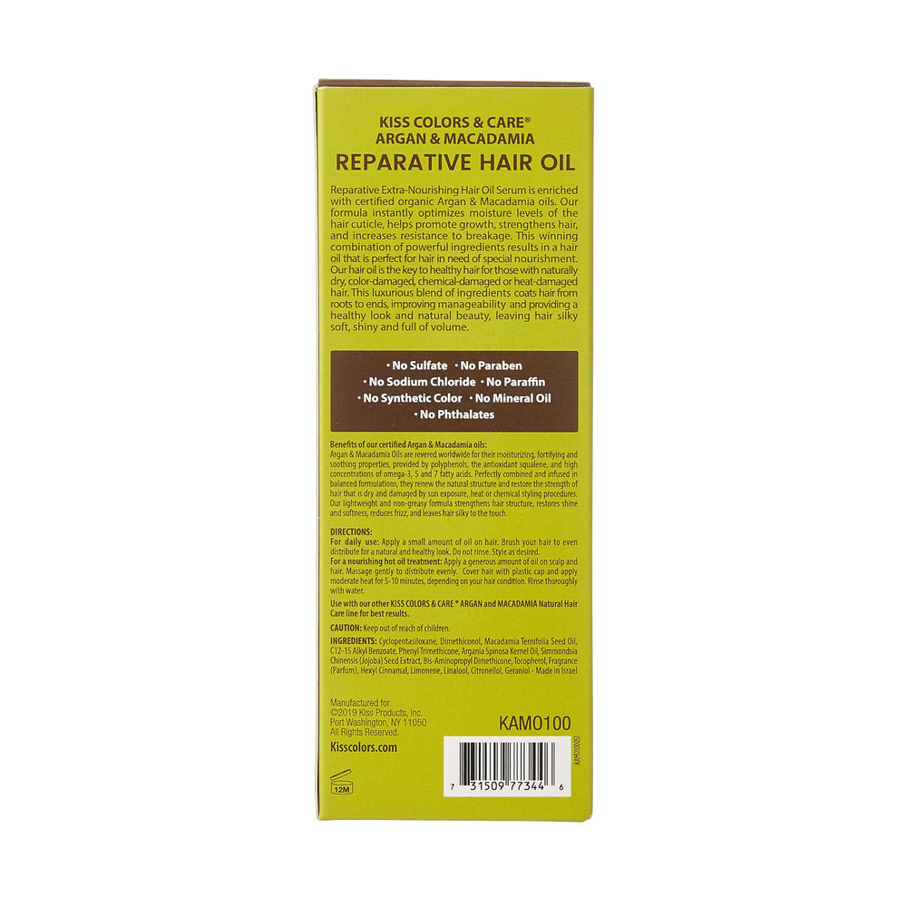 KISS-treated hair feels soft, smooth, and manageable after use.