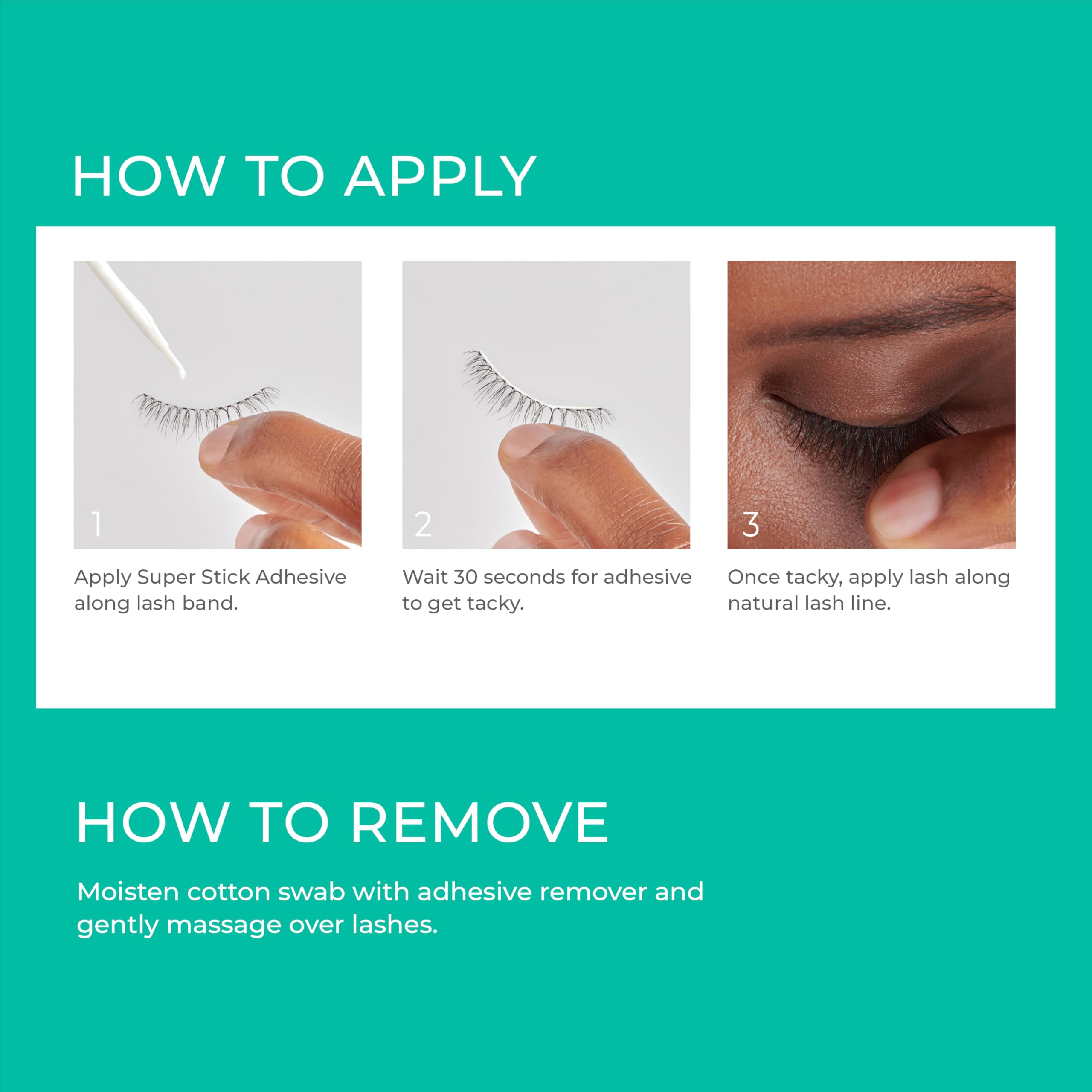 KISS Super Stick brush applicator close-up illustrating precise application.