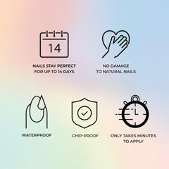 KISS Voguish Fantasy Candies nails glue included enables quick, secure application