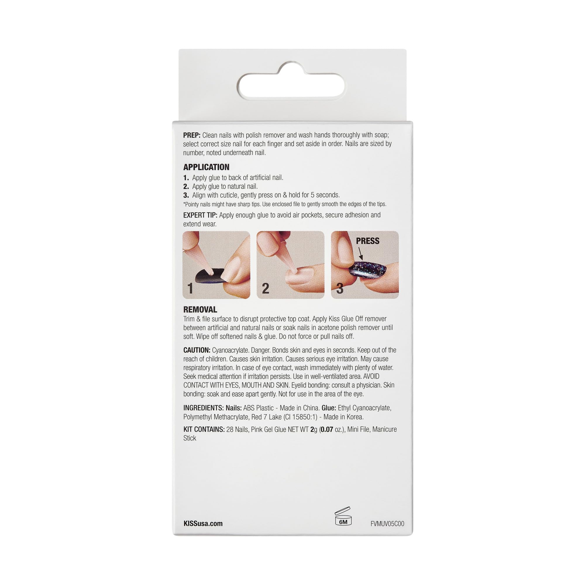 KISS Voguish Fantasy Candies nails provide a polish-free, smudge-proof manicure option