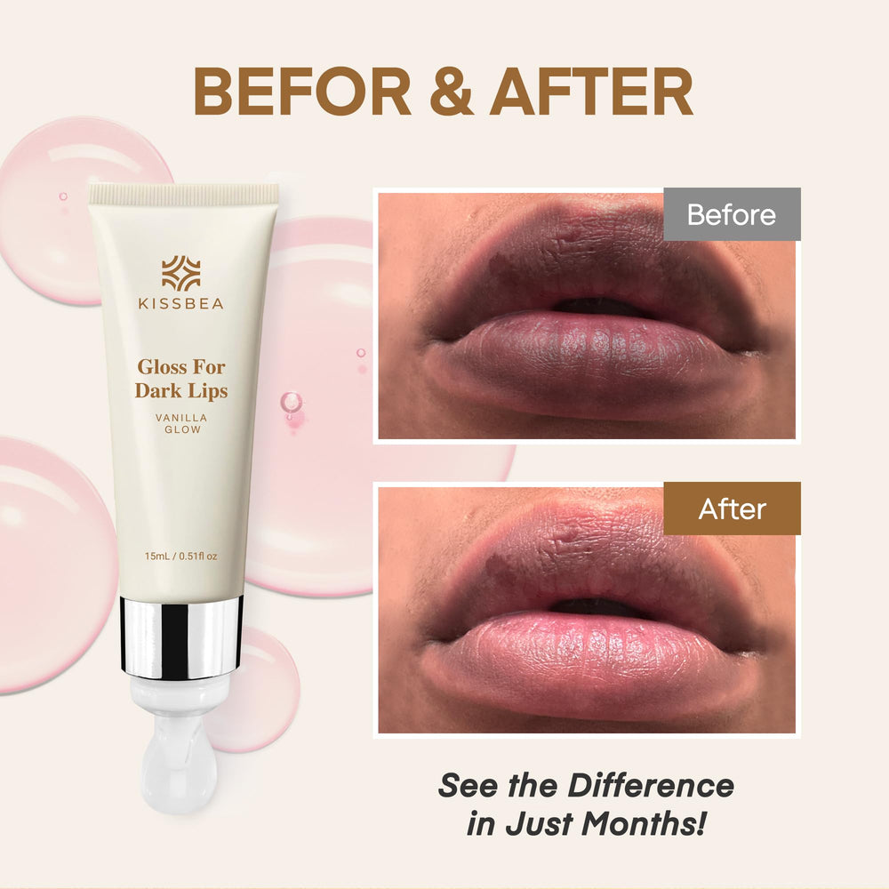 KissBea Lip Lightening vitamin C lemon licorice for tone support.