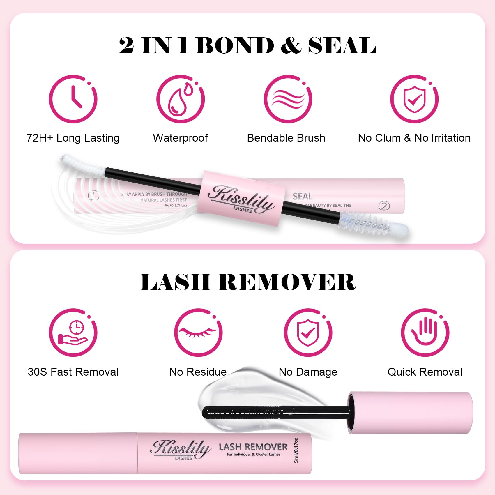 Kisslily Anime Cosplay Lashes 8-18 Mix for creative looks.