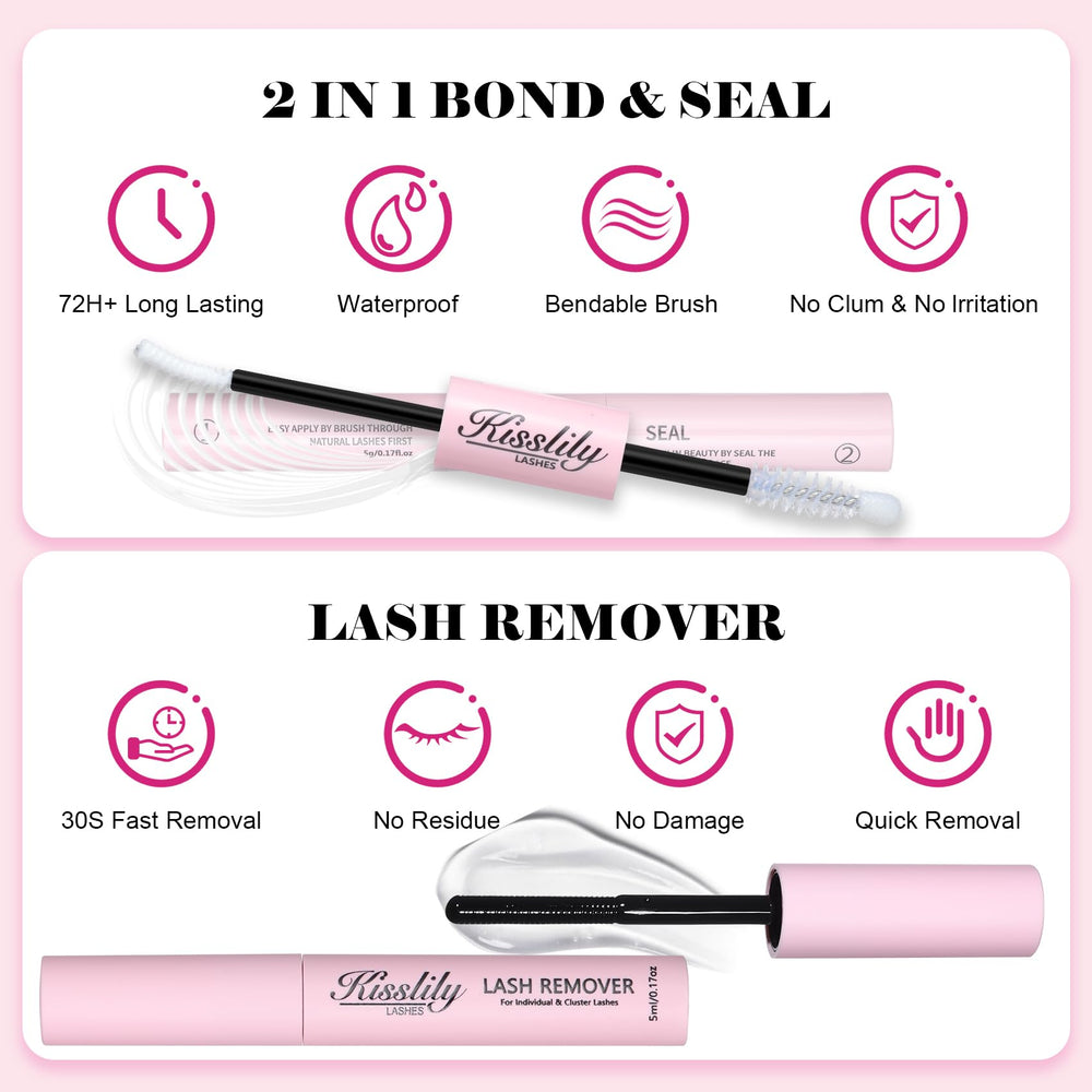 Kisslily Anime Cosplay Lashes 8-18 Mix for creative looks.