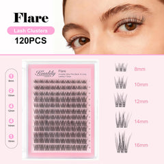 Kisslily DIY natural lash bond-seal in action for precise application.