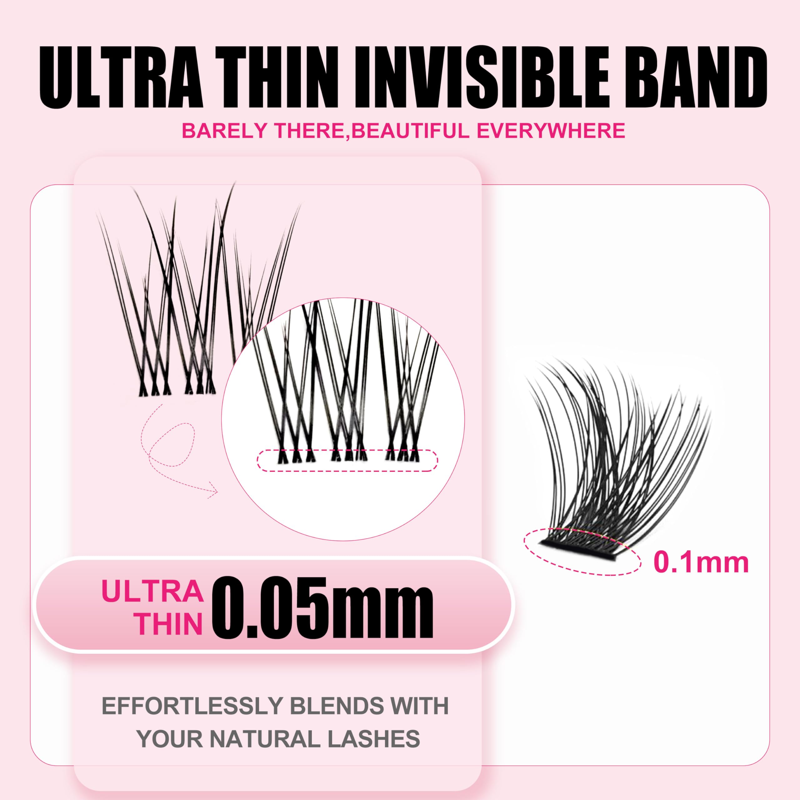 Kisslily waterproof, long-lasting lashes ready for daily wear.
