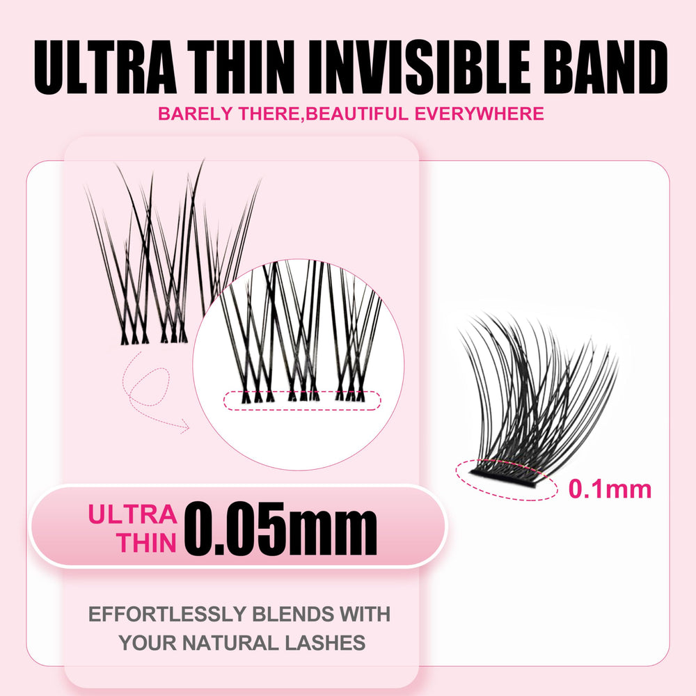 Kisslily waterproof, long-lasting lashes ready for daily wear.