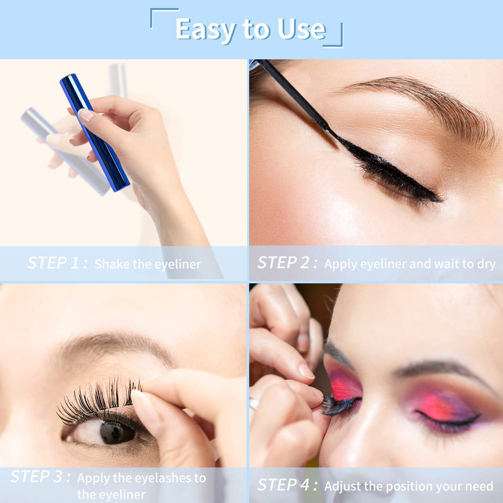 Kistep-lightweight-all-day-comfort-lashes: feather-light feel for comfortable wear.