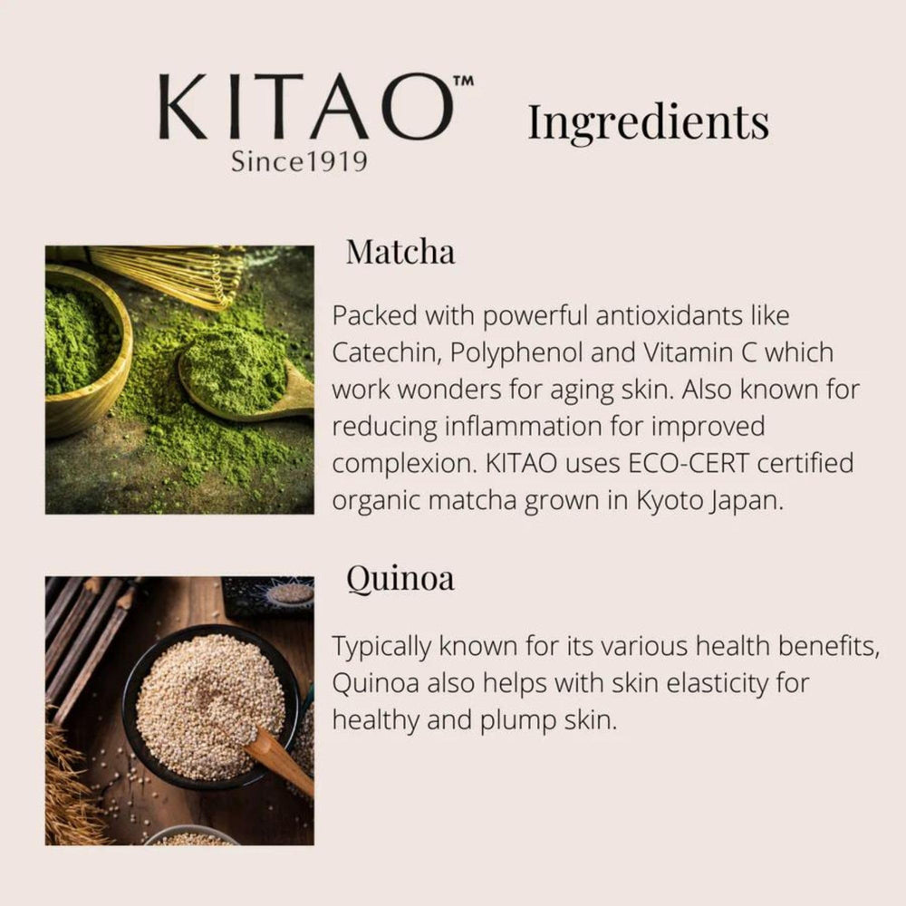 Kitao ceramides formula bottle emphasizing moisture-retaining cleansing