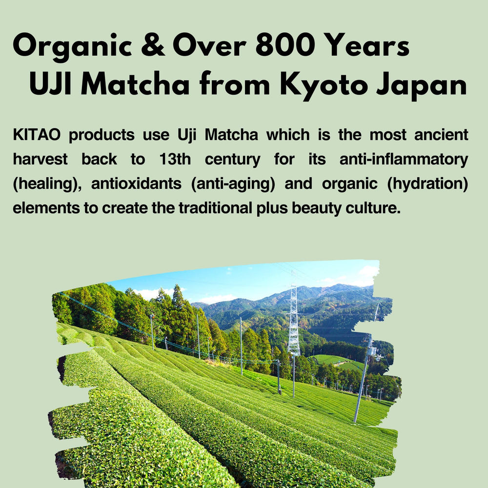 KITAO night routine setting with warm light suggests soothing end-of-day self care.