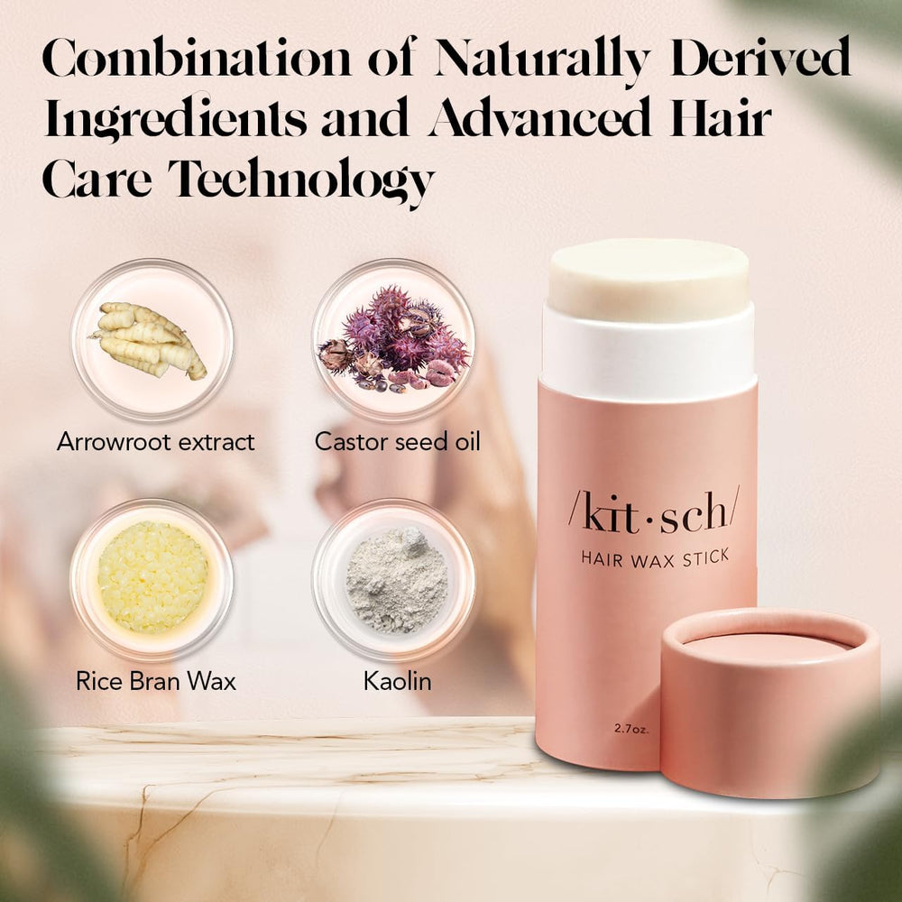 Kitsch Hair Wax Stick suitable for all hair types and textures.