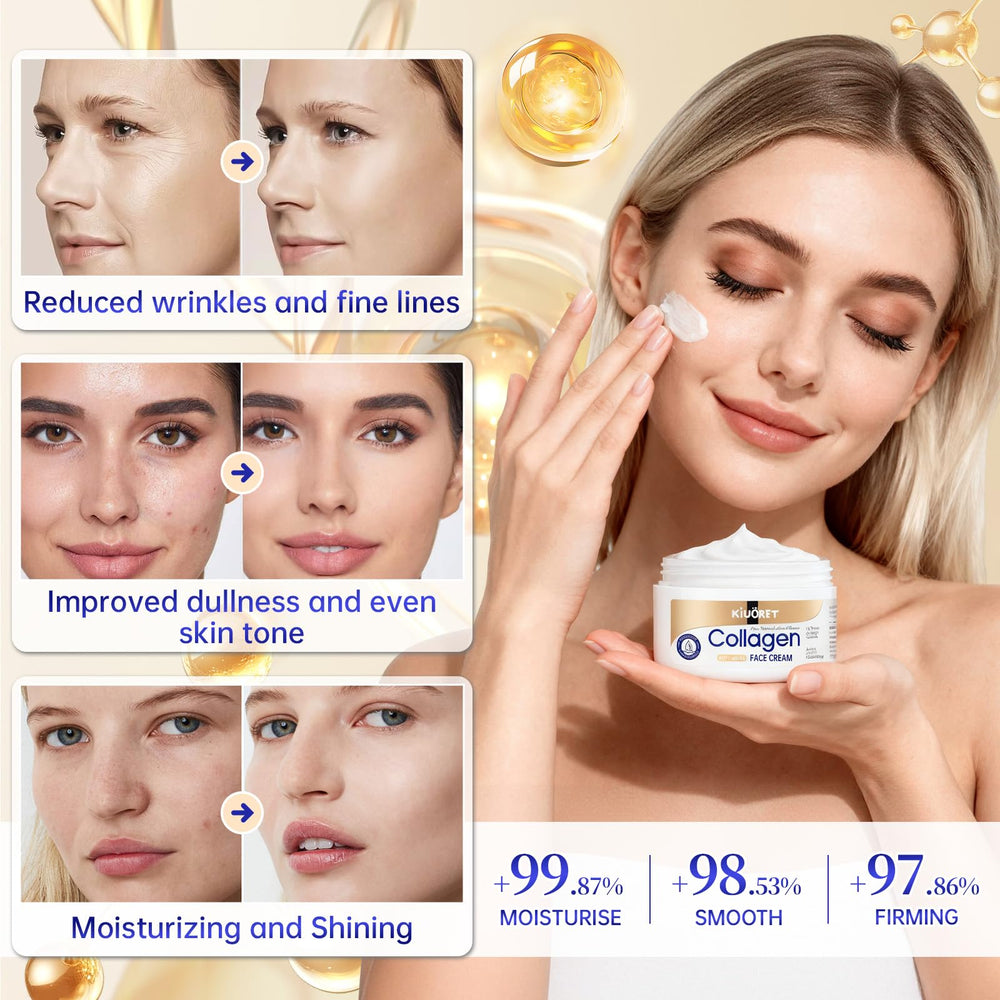 KIUORET Eye Cream targeting delicate under-eye area for smoother skin.