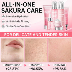 KIUORET Sakura Lotion bottle for lasting moisture and smooth skin