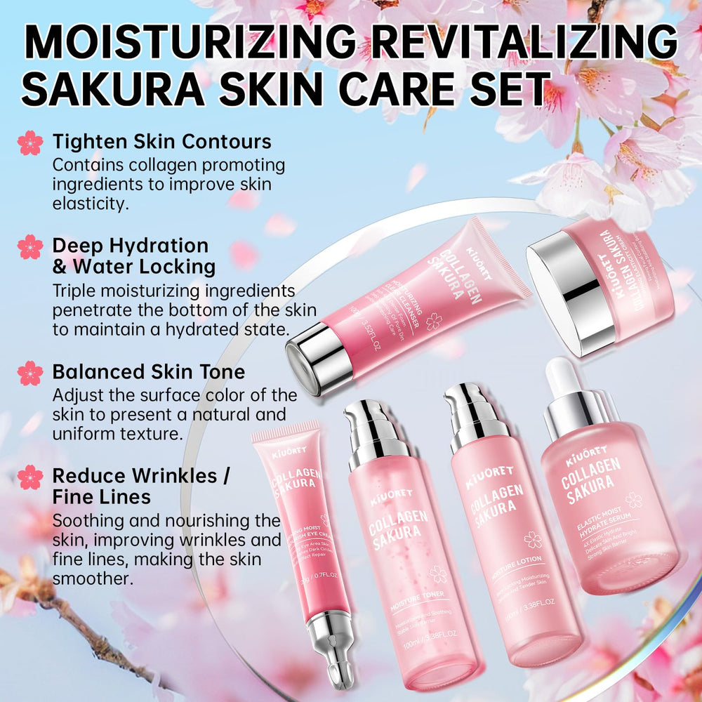 KIUORET Sakura Toner bottle for refreshing hydration and balance