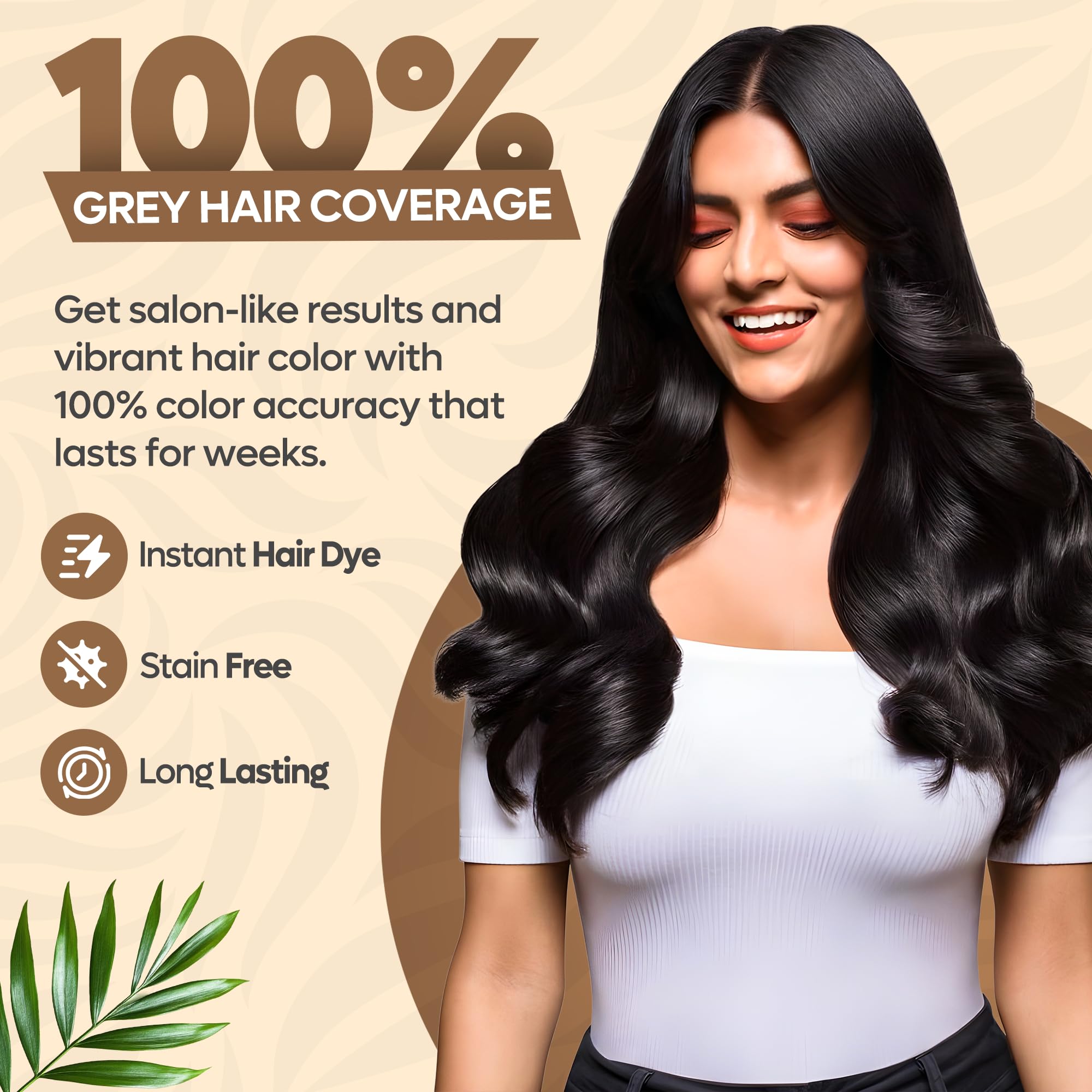 Kiwinz Professional Ammonia-free formula promotes gentle use during coloring.