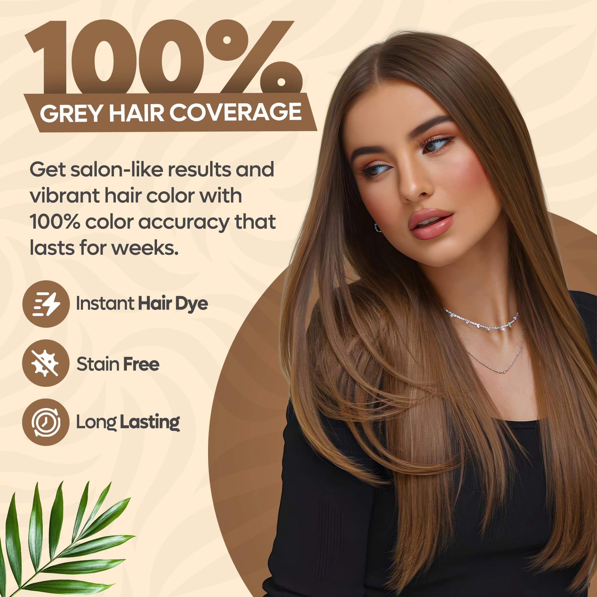 Kiwinz Professional hair color shampoo demonstrates no skin staining.