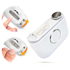 Kiwtreby Electric Nail Clipper with adjustable opening helps precise baby nail care