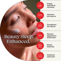 Kiyomi Skin Night Cream jar opening reveals the creamy, nourishing formula.