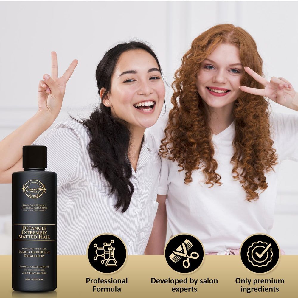 KizaiaCare detangler part of wash day routine for extensions.