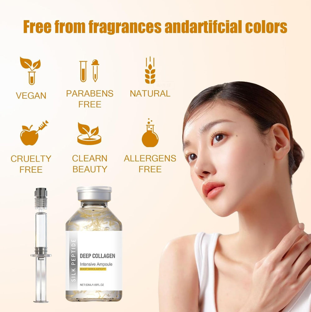KKINYAS Advanced Formula peptide complex boosts elasticity and plumpness.