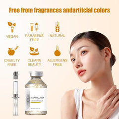 KKINYAS Advanced Formula peptide complex boosts elasticity and plumpness.