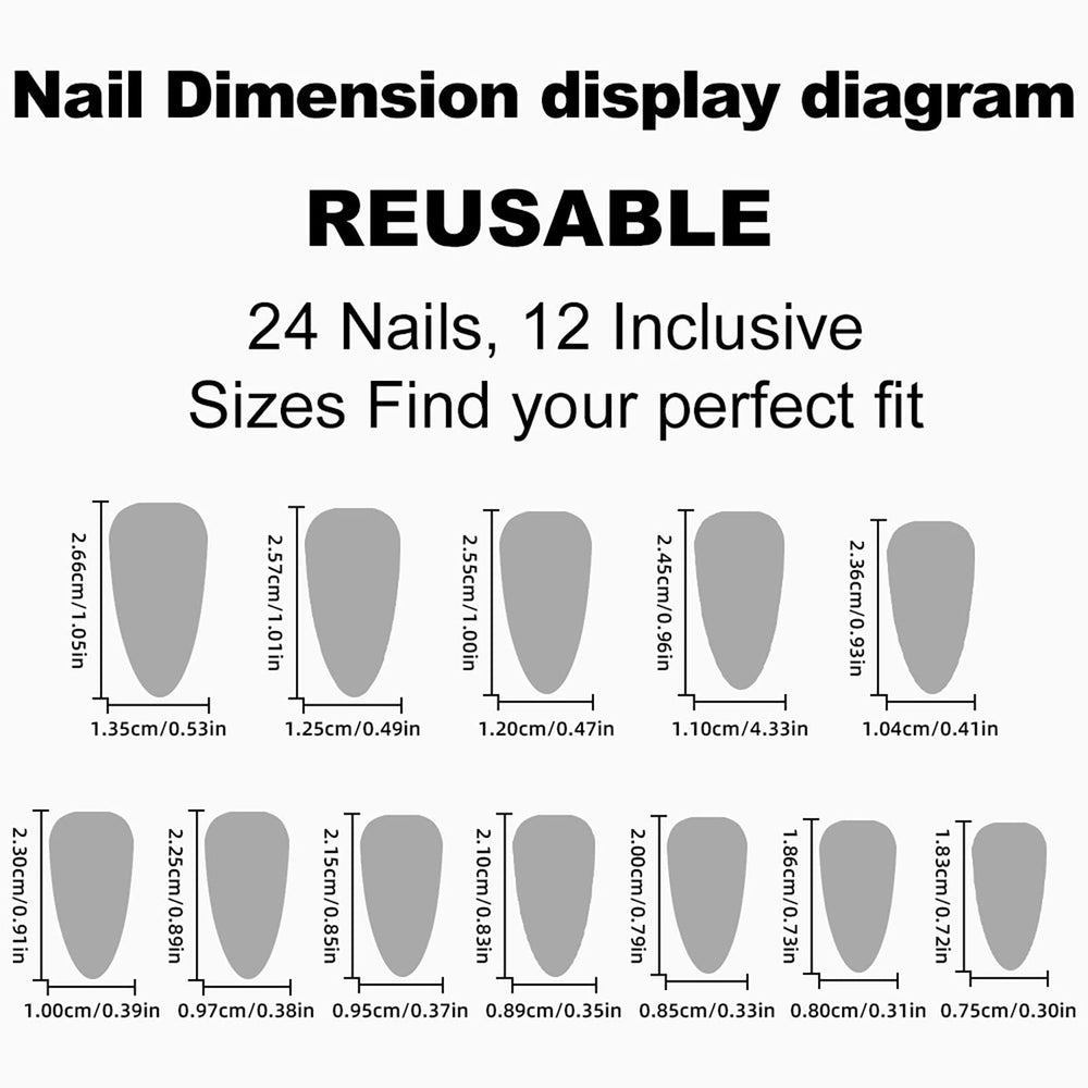KKUUOO reusable pre-glued nails simplify removal and future touch-ups.