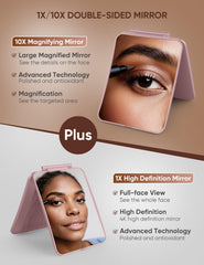 Klarh travel mirror 1x HD view for full-face checks