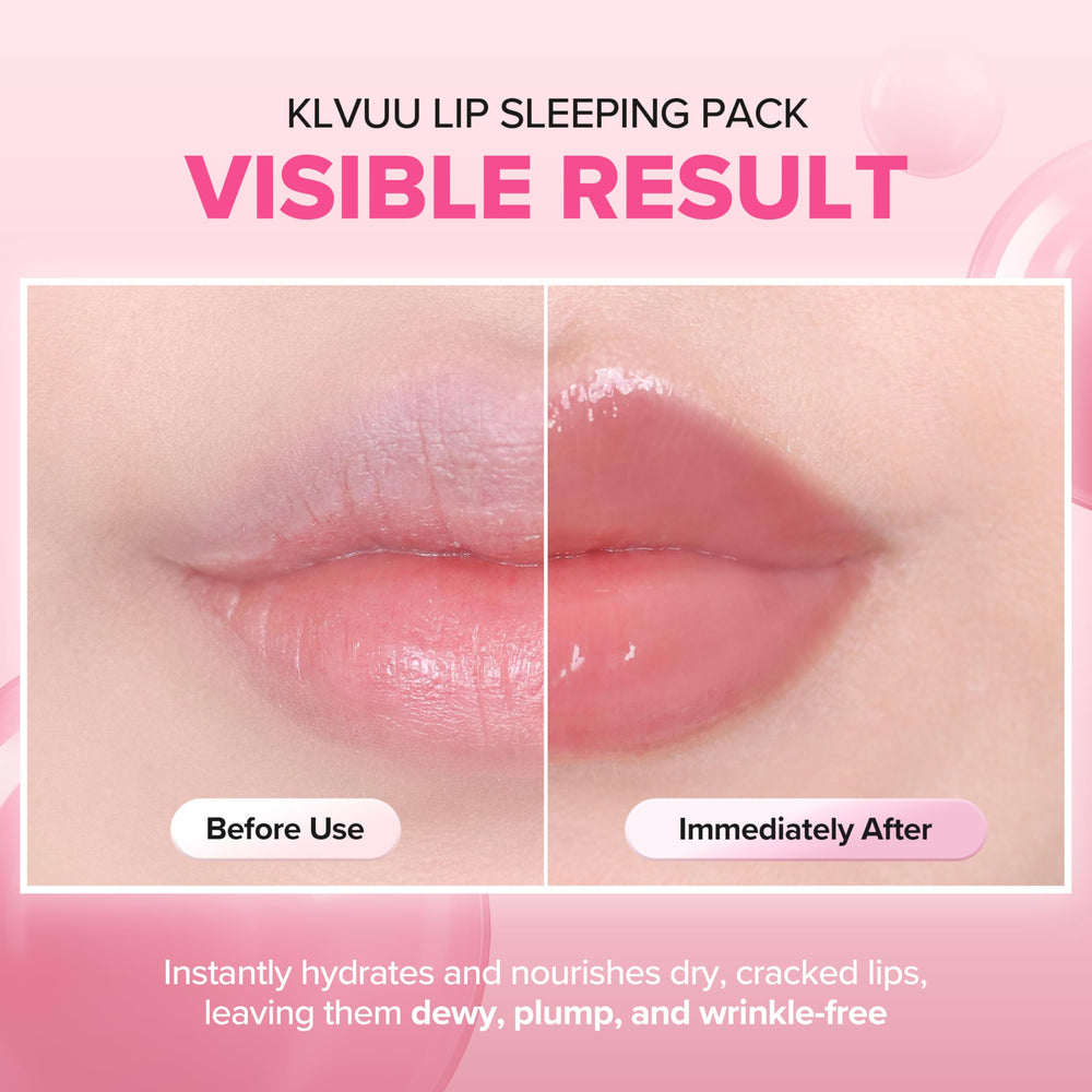 Klavuu Lip Mask provides gentle exfoliation for smoother lips.