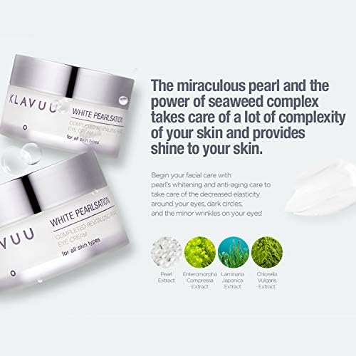 KLAVUU Pearlsation anti-aging hydration supports firmer, moisturized under-eye skin.