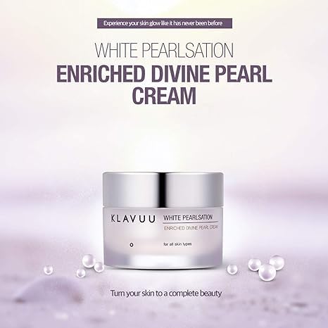 KLAVUU Pearlsation eye cream applied with fingertips for smooth, hydrated under-eye skin.