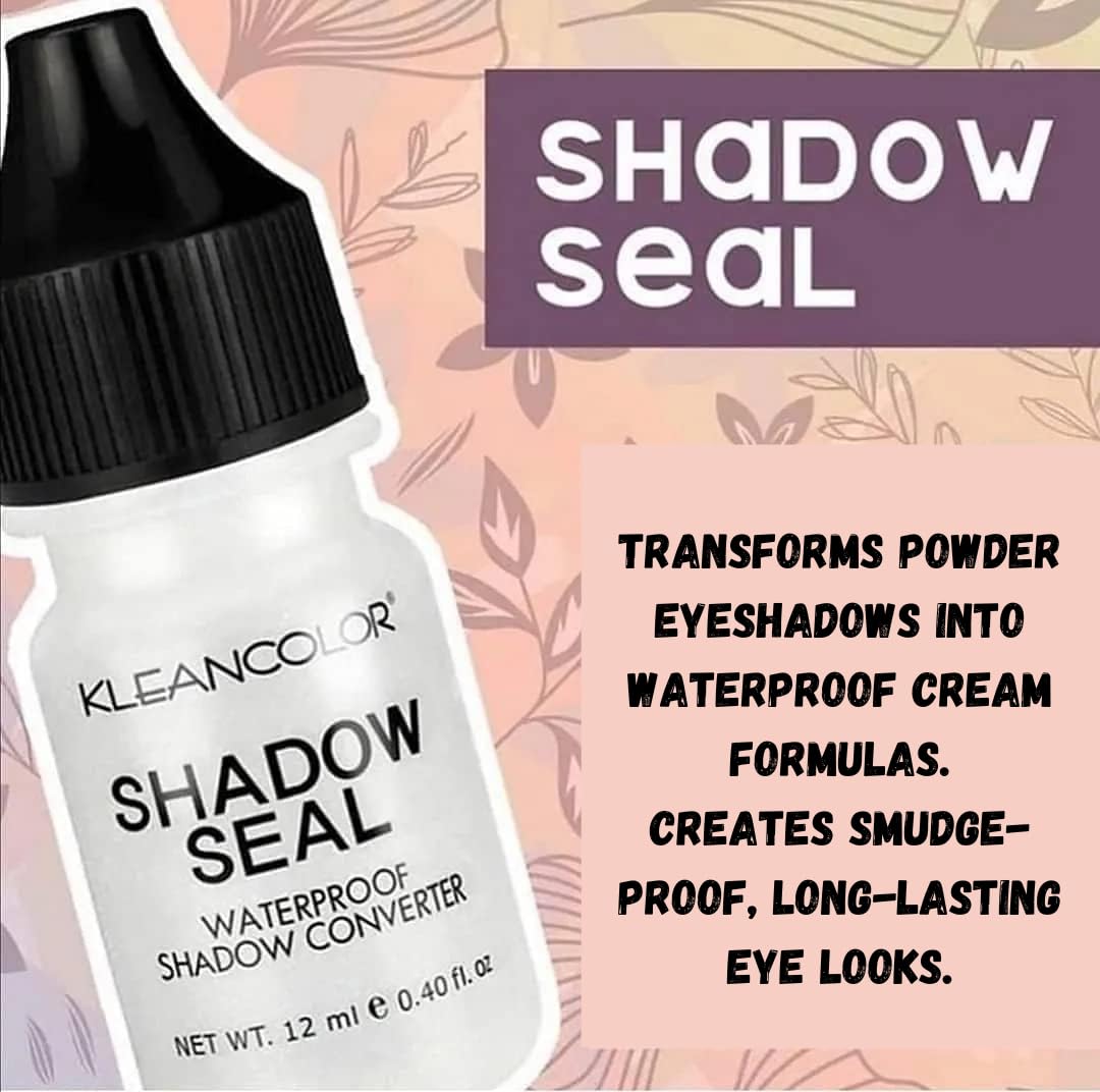 Kleancolor Shadow Seal final eye look with liquid-like, enhanced intensity.
