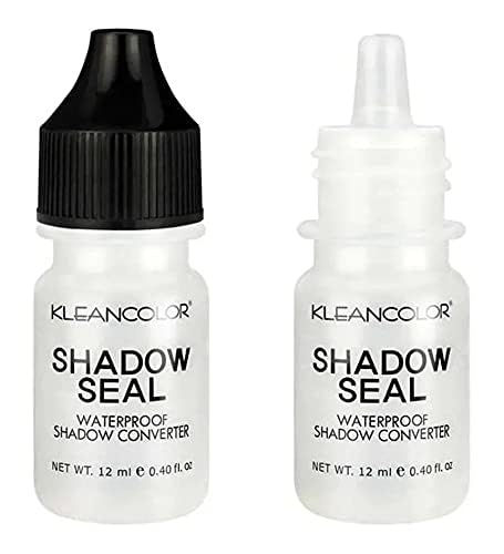 Kleancolor Shadow Seal mixed with pigment for intensified color payoff.