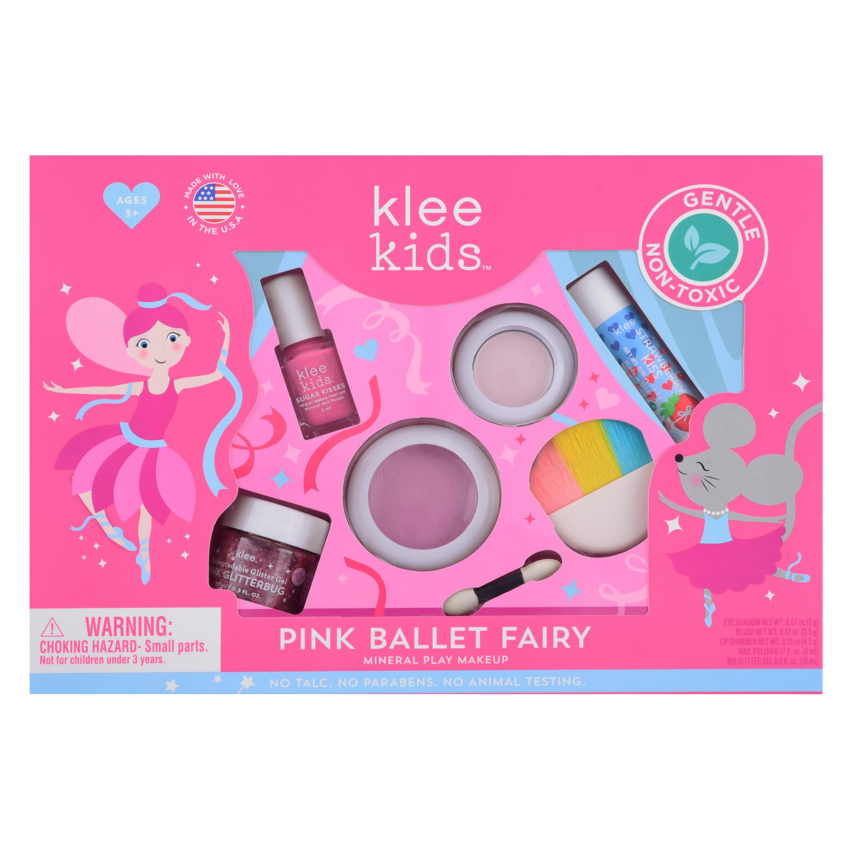 Klee Naturals Luna Star Ballet Slippers eye shadow adds gentle color for imaginative play