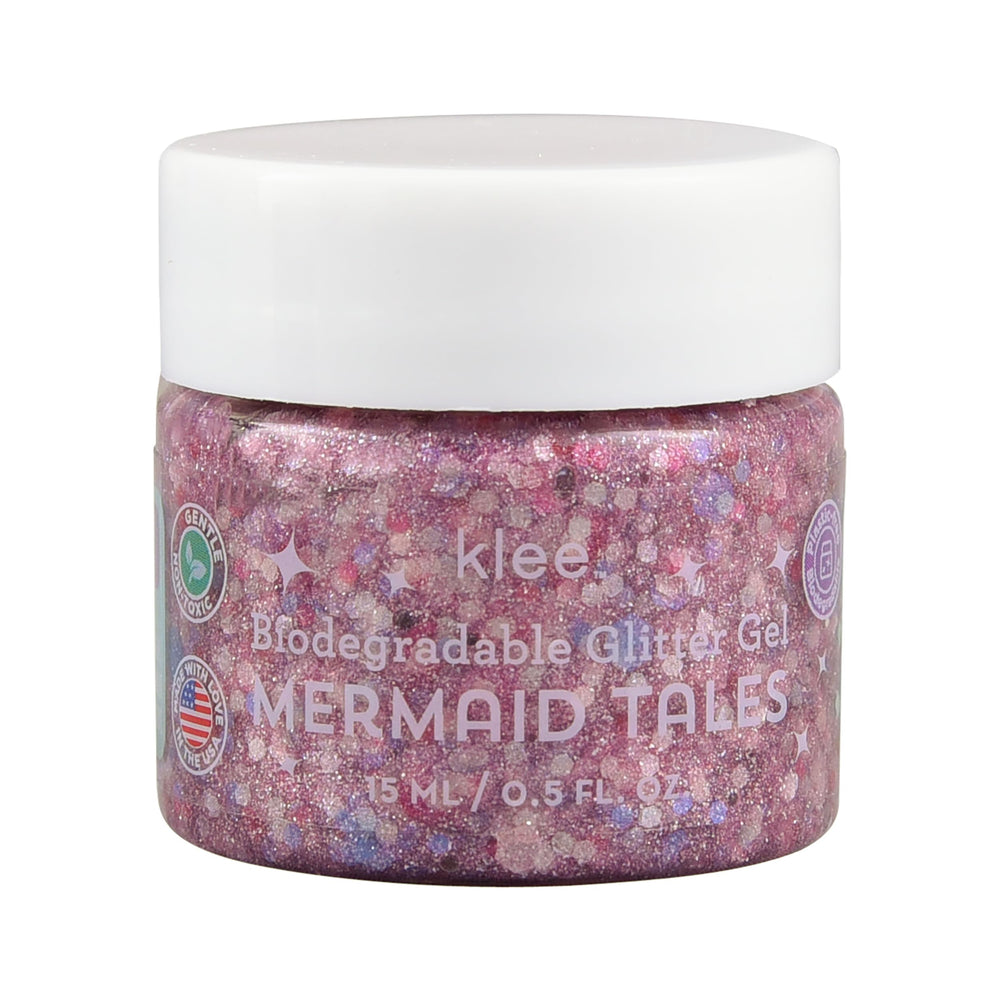 Klee Naturals Luna Star rainbow powder brush distributes product smoothly.