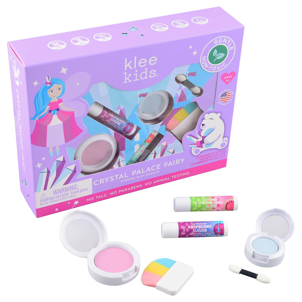 Klee Naturals Luna Star Crystal Glow blush adds soft rosy glow for pretend makeup