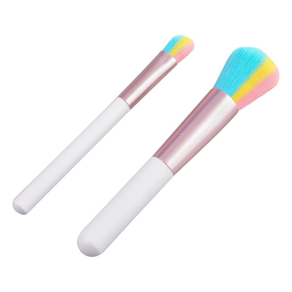 Klee Naturals Luna Star rainbow brushes, full-sized tools for easy application.