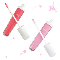 Klee Naturals LunaStar Tahoe Interlude gloss on lips with moisture and shine