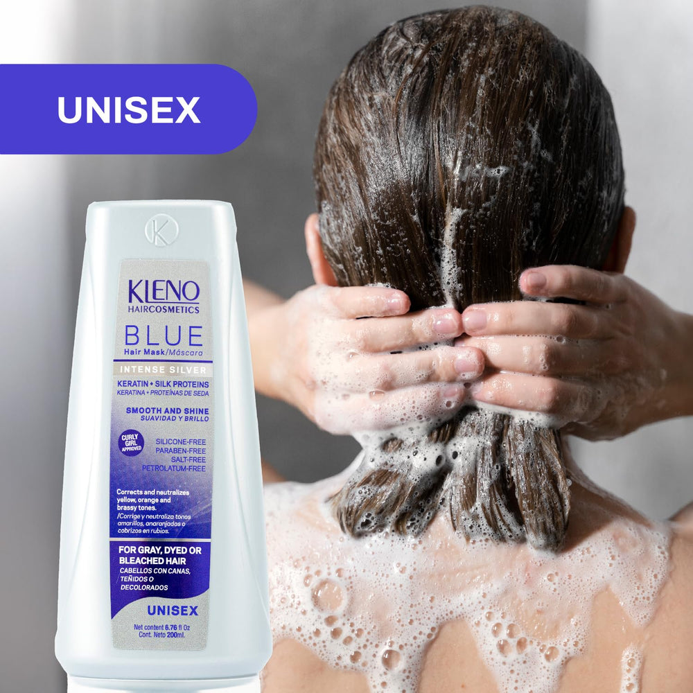 Kleno unisex hair care collection scene implies universal suitability