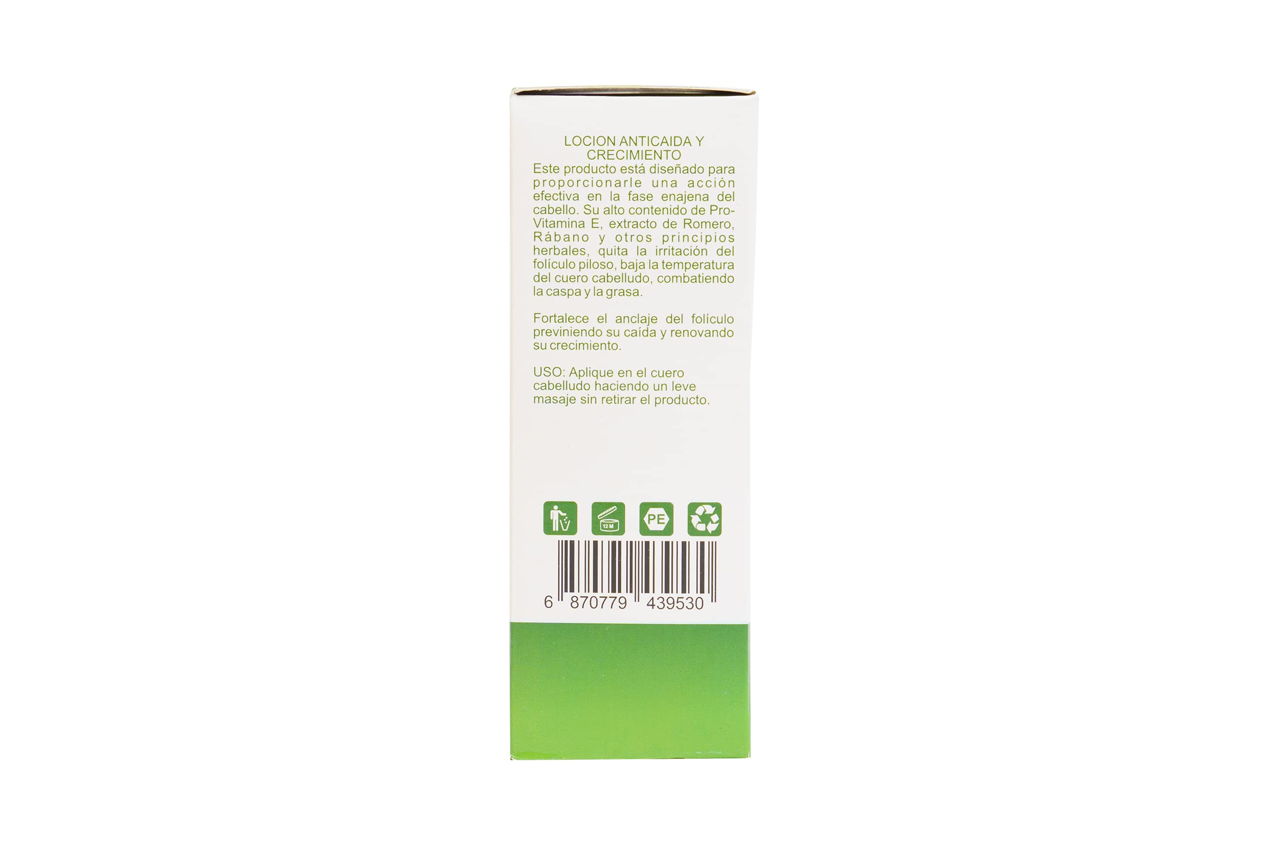 Applying drops to the scalp with Kleravitex for targeted root care