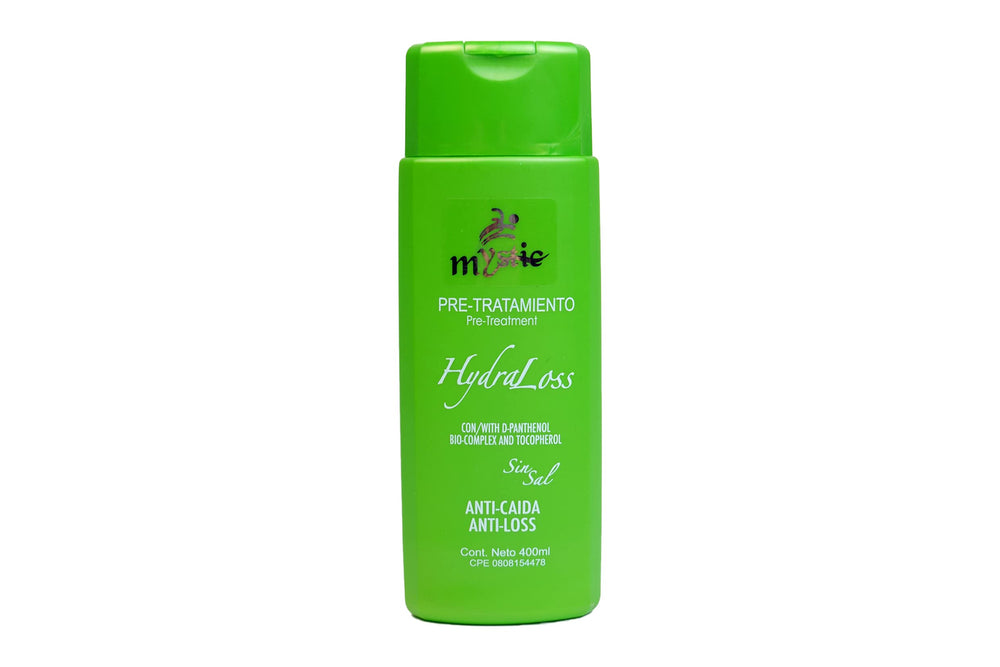 Kleravitex Hydraloss shampoo bottle promoting hair regrowth and hydration