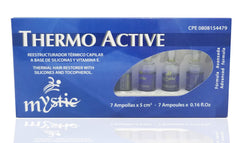 Kleravitex Mystic Thermo Active Ampoule bottle close-up showing shine and premium formula.