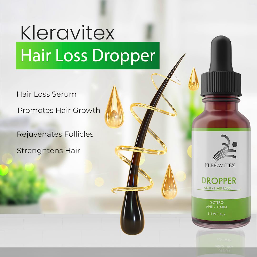 Kleravitex with pro-vitamin E ingredients highlighting scalp nourishment