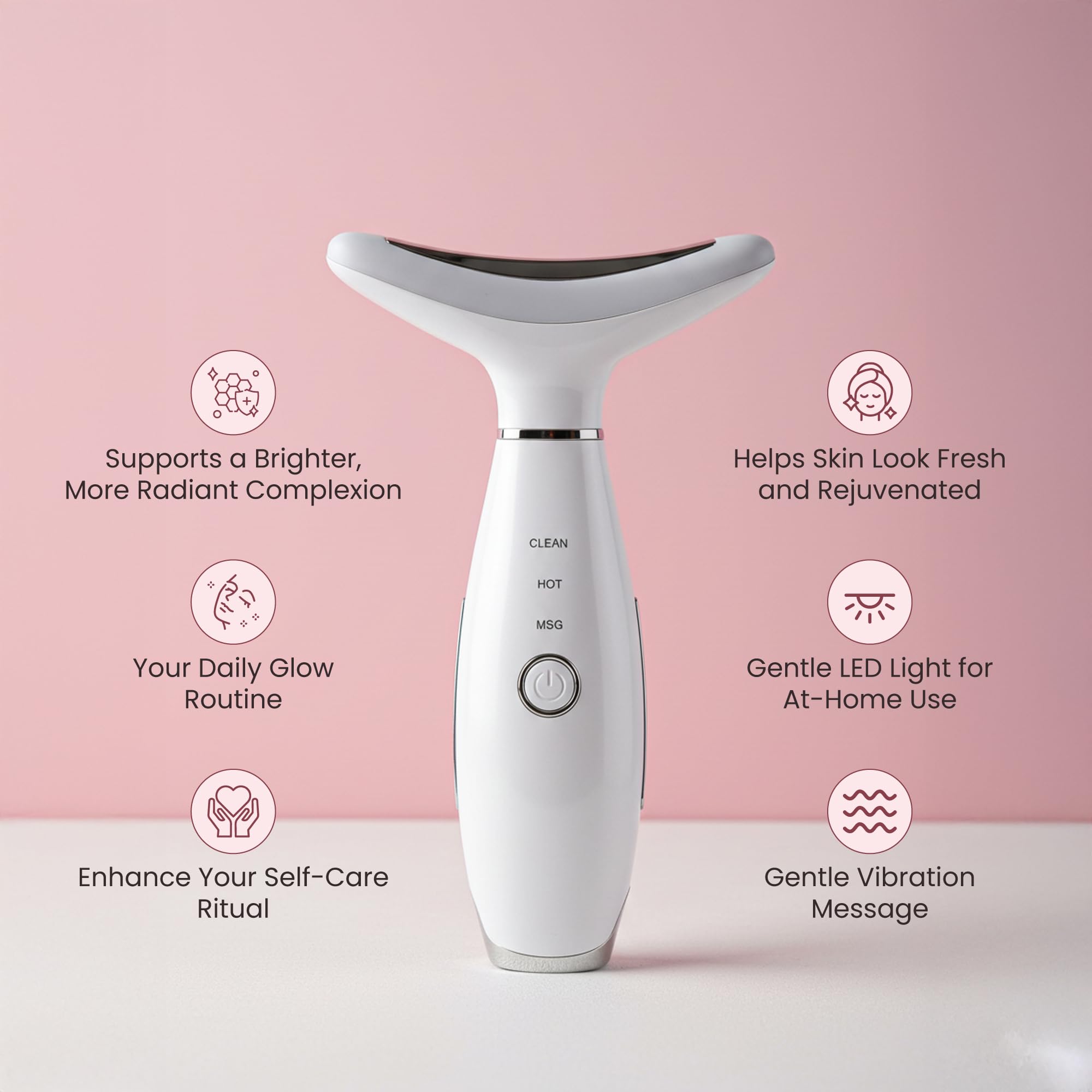 KLY Beauty massager neck-area targeting gentle contouring