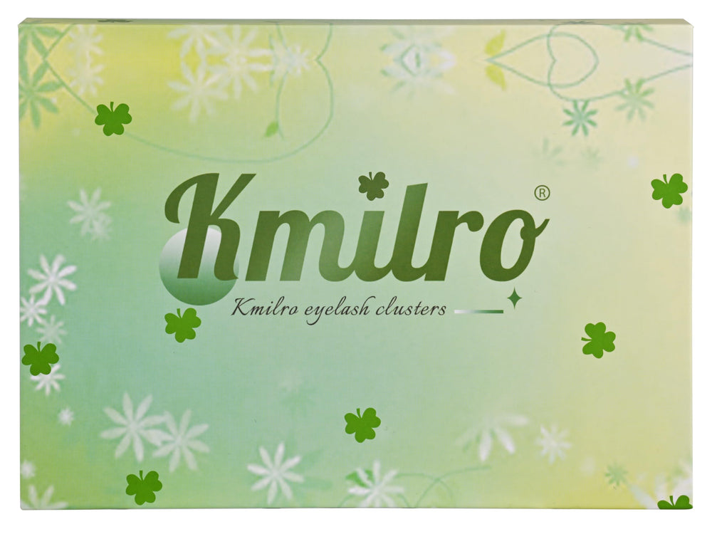 kmilro thick lash clusters 20mm for full fluffy drama and bold eyes