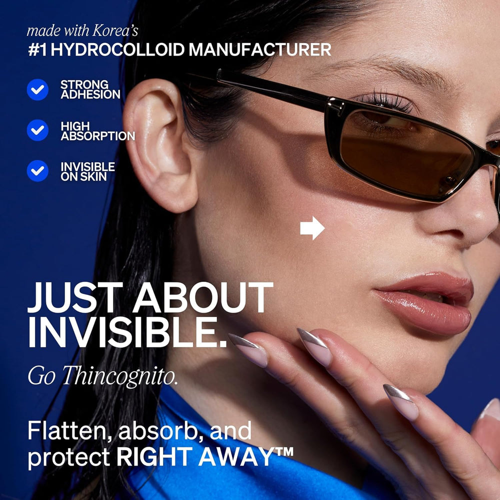 KNEMO Thincognito patch on skin with nearly invisible edges