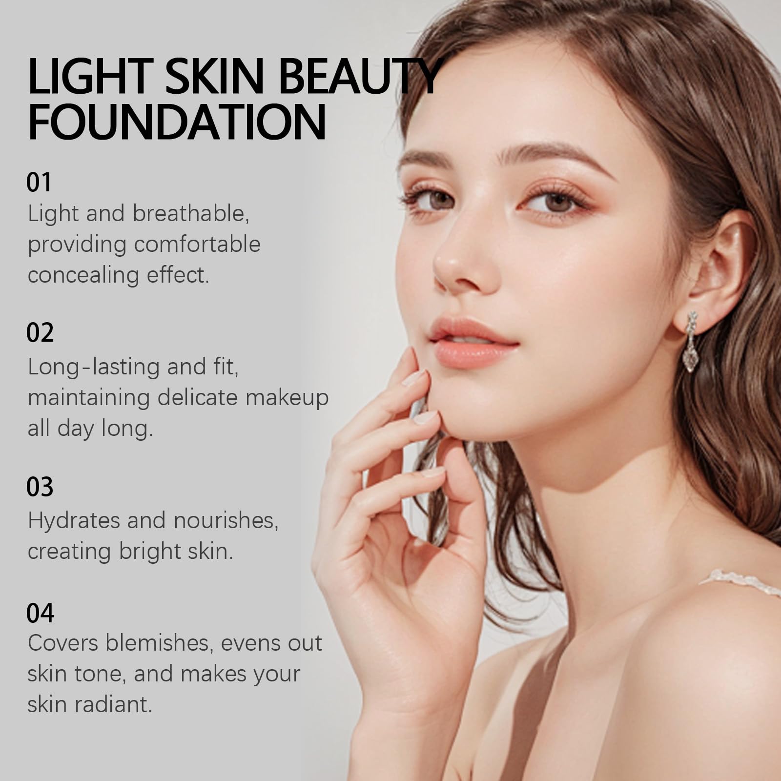KNHYDWD Luminance offers crease-free wear with breathable formula.
