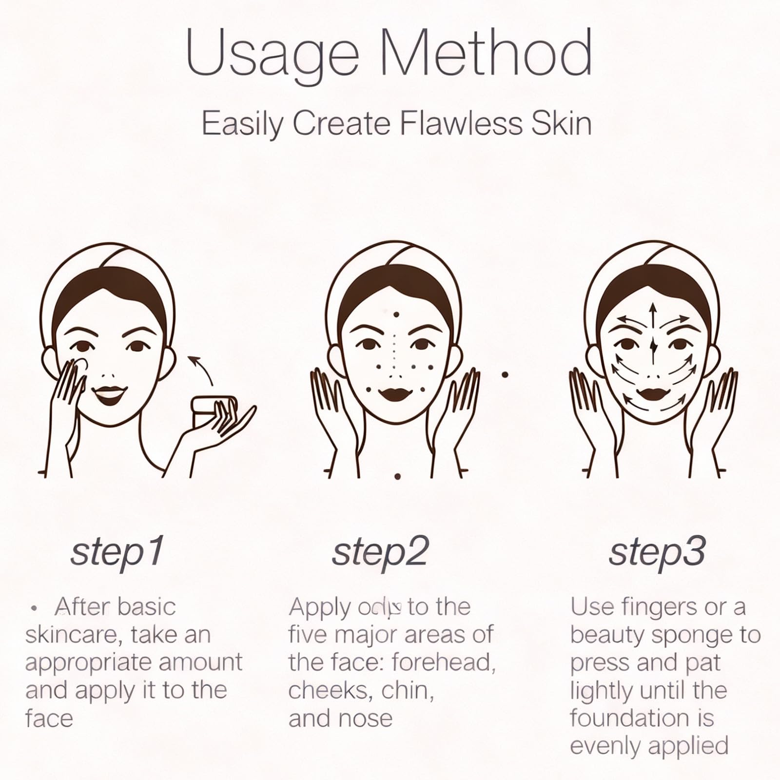 KNHYDWD Luminance supports quick touch-ups with fingertip blending.