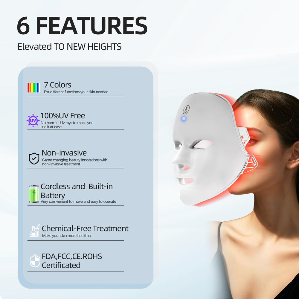 KNNKNN gift-ready LED mask ideal for personal pampering.