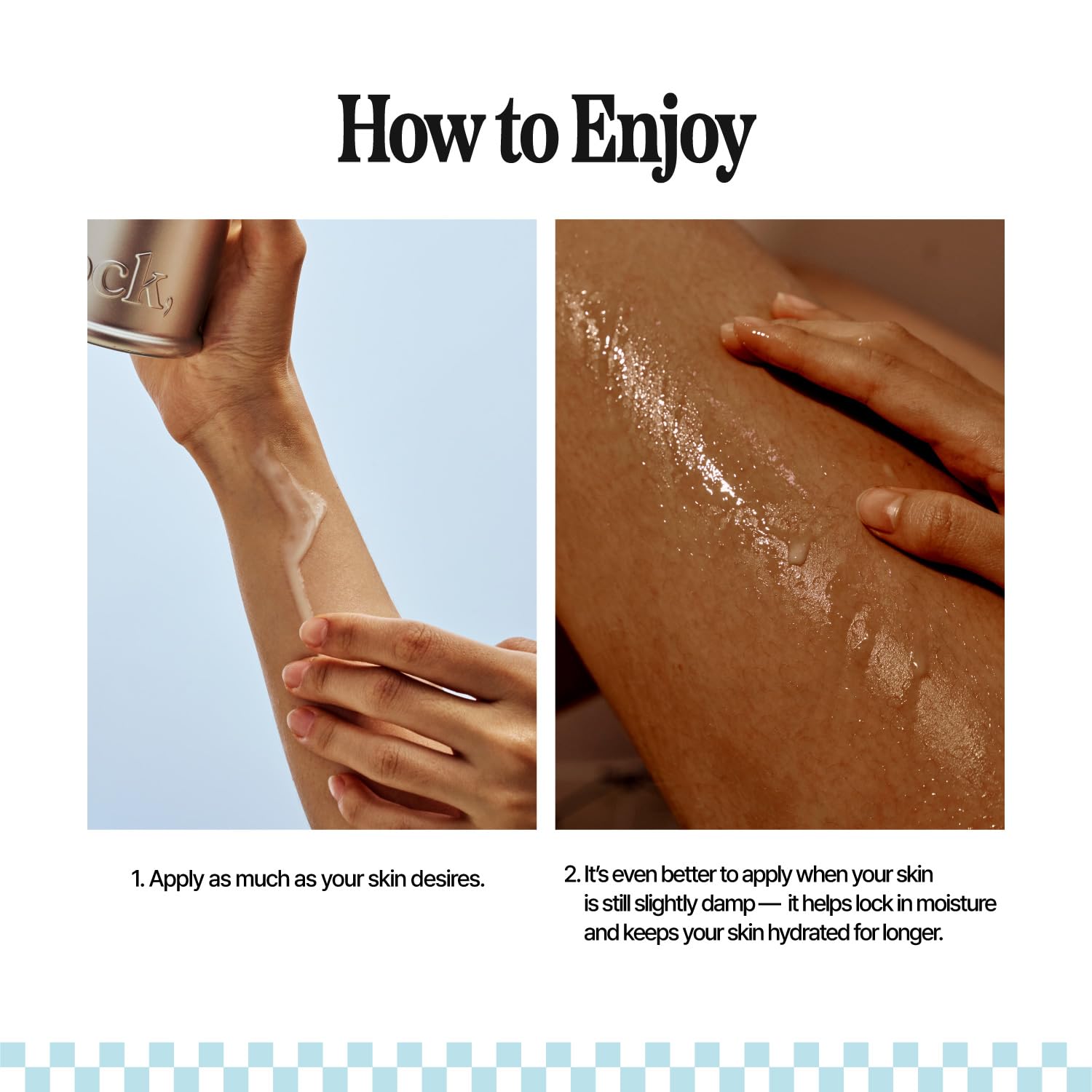 Knock Melt In Body Toner eco packaging highlights a 100% PCR bottle and FSC paper materials.