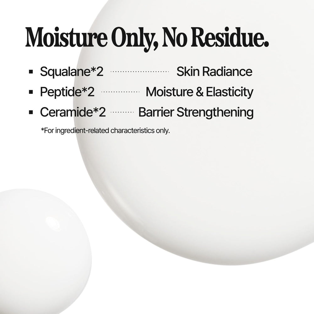 Knock Melt In Body Toner milky texture close-up suggests smooth, plump skin after use.