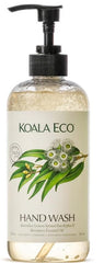 Koala Eco Hand Wash bottle with lemon-scented eucalyptus cleanses hands gently and refreshes.